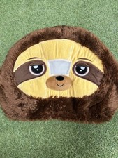 Sloth Animal Head Mask Costume kids / Adult Dress Up Very Good Condition