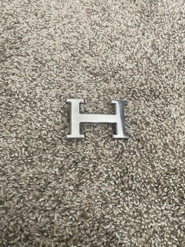 Hermes brushed silver - silver, buckle
