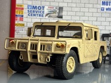 1:18 *RARE* MAISTO HUMMER H2 HUMVEE ARMY (SAND) LHD MODEL CAR *HTF*!