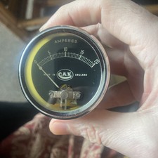 NOS - Antique CAV Amperes Meter - Land Rovers and military vehicles.