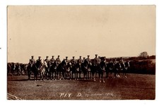 Military. Pembroke Yeomanry, D Squadron, 1912. R/P.