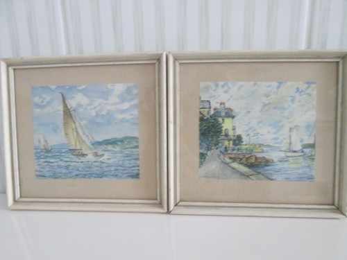 Pair vintage framed - pair,