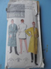 Vintage Butterick  8068 Sewing Pattern Gents Dressing Gown  1950's/60's