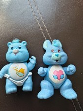 Vintage 1985 Care Bear Cousins Swift Heart Rabbit + Baby Tugs Good Condition HTF