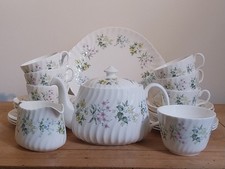 Minton fine bone china Spring Valley design 22 piece tea service