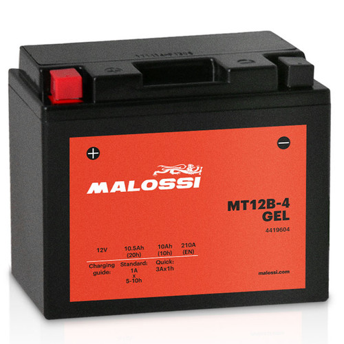 Malossi gel battery mt12b - gel, mt12b-4