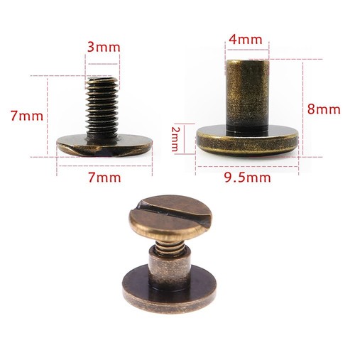 Sets leather craft - sets, brass
