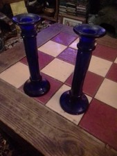 Glass Candle Sticks 8 Inches