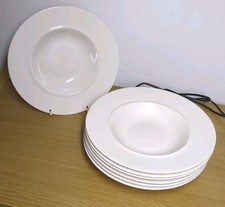 7 Used Alessi Ettore Sottsass 1993 Ceramic 23cm La Bella Tavola Soup/Pasta Bowls