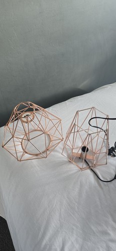 Matching lamp and lampshade - lamp,