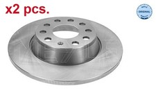 X2 PCS REAR BRAKE DISC ROTOS