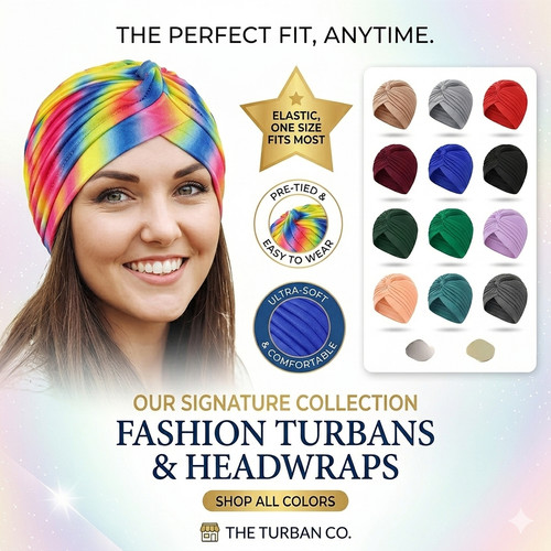 Ladies turban band hat cap - turban,