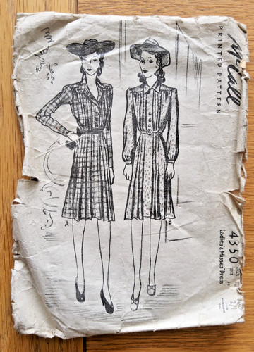 Vintage 1940s mccalls sewing - 1940s,