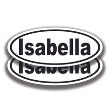 ISABELLA NAME DECALs 2