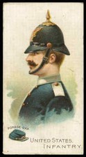 American Tobacco Co. - 'Military Uniforms (A)' (c1895) - United States Infantry