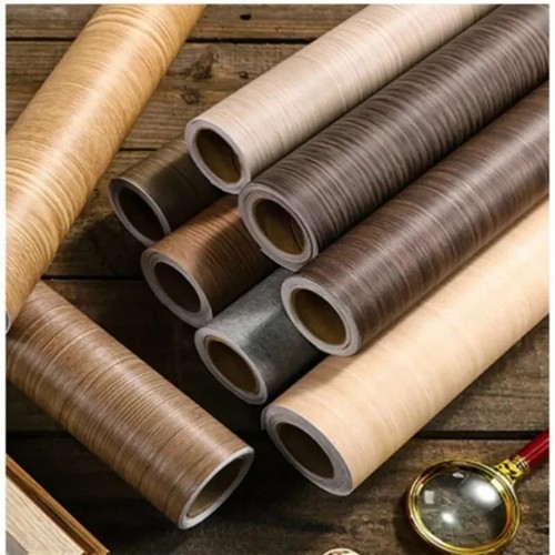 Wood effect vinyl wrap self - effect,