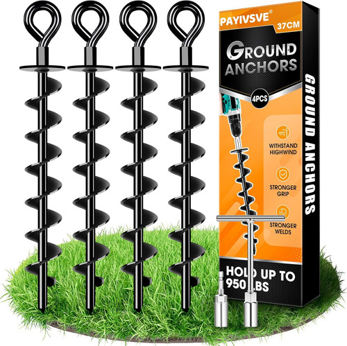 Ground anchor set - ground, screw