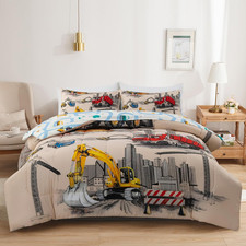 Trucks Tractors Cars Boy