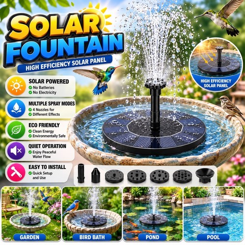 Solar fountain floating pump - fountain,