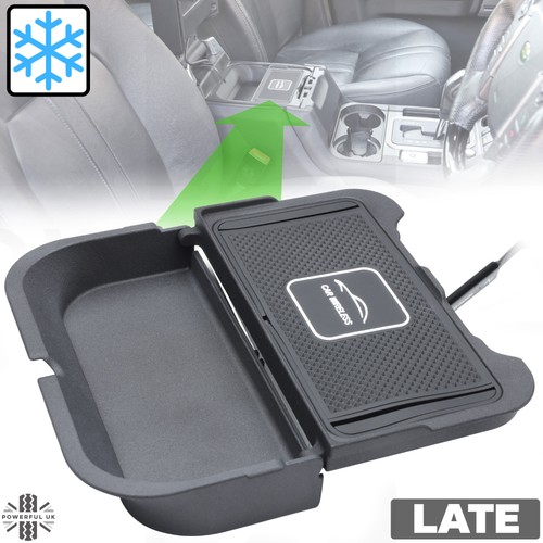 Wireless phone charging tray