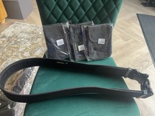 Protec 50mm Black Police Prison & Security Nylon Duty Belt INCL x3 Pouches (PT2)