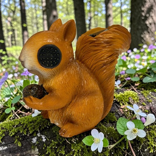 Solar squirrel garden - solar, light