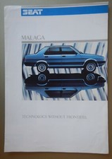 SEAT MALAGA orig 1985 UK Mkt