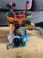 Bandai Power Rangers Megazord WildForce Deluxe Command 2002 RARE Complete &Works