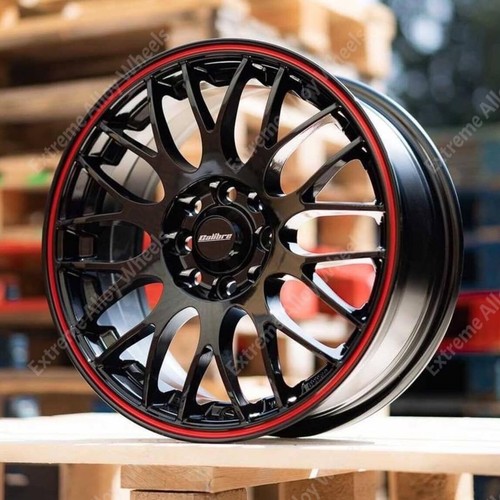 Black motion alloy wheels - black,