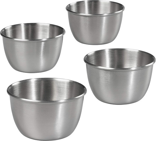 Stainless steel dariole - steel,