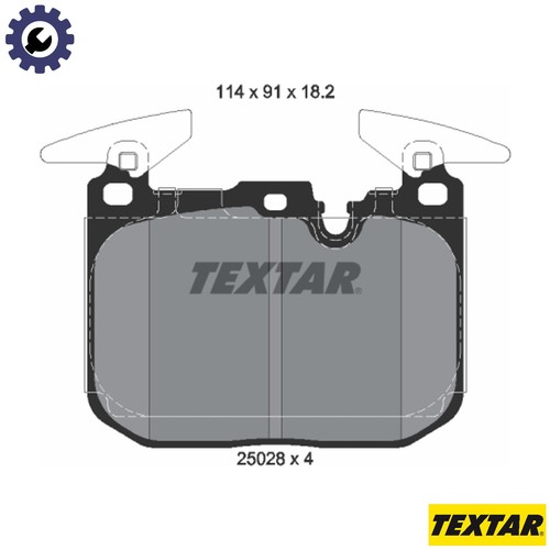 Brake pad set disc - pad,