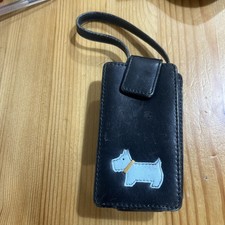 Radley Heritage ’ Black Small Phone Case/Tissue Holder