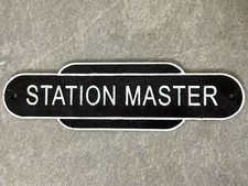 Railway Sign Station Master