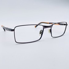 QUICKSILVER eyeglasses SILVER GUN METAL SQUARE glasses frame MOD: RUBBED AWAY