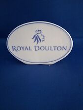 Royal Doulton China Shop Cabinet Sign Dealer Display Trade Stand Silent Salesman