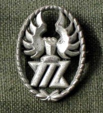 German Paratrooper Cap Badge Meindl WW2 Fallschirm Korp Fallschirmjäger Aged WK2