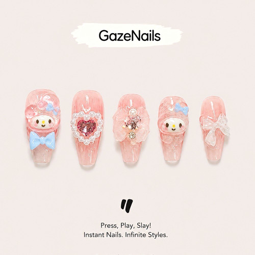 Gazenails press nails - press-on,