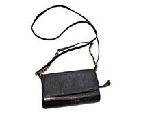 Clarks Black Croc Effect