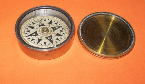 Compass antique vintage brass - compass,