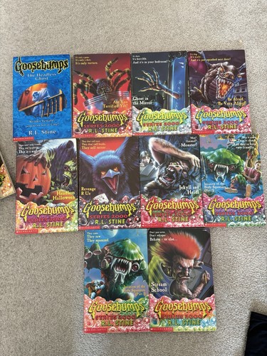Goosebumps books x25