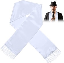 Geyoga White Scarf Men 1920's