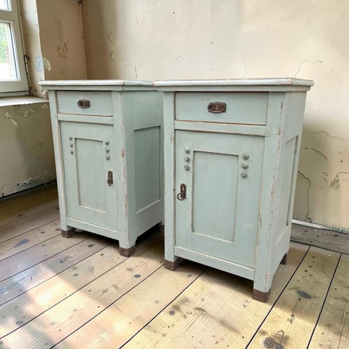 Pair antique pine - pair,