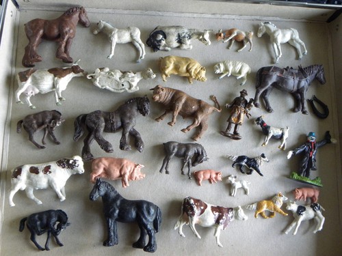 Britains herald farm horses - britains,