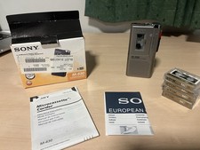 Boxed Sony M430 Micro Cassette Recorder with Tapes Excellent Working Condition
