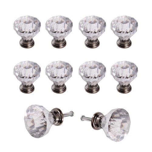 10pcs diamond shape door knobs - 10pcs,
