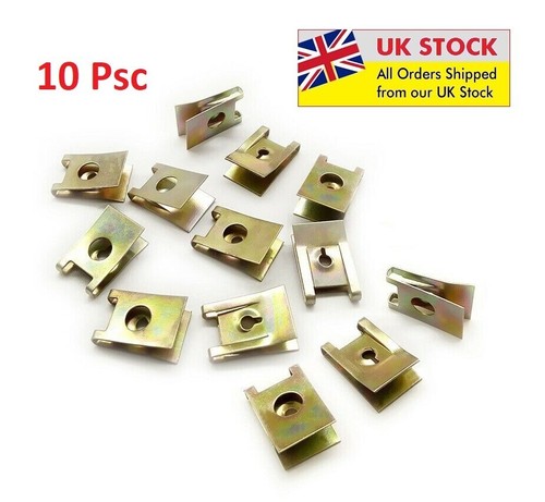 10x metal clip car fender - metal,