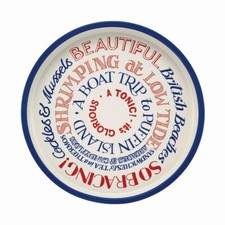 Emma Bridgewater Coast Toast Deepwell Tin Tray - 300 (d) mm