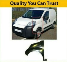 Peugeot Bipper Van Front Wing Primed W/Indicator Lamp Hole Left Side 2008-2017