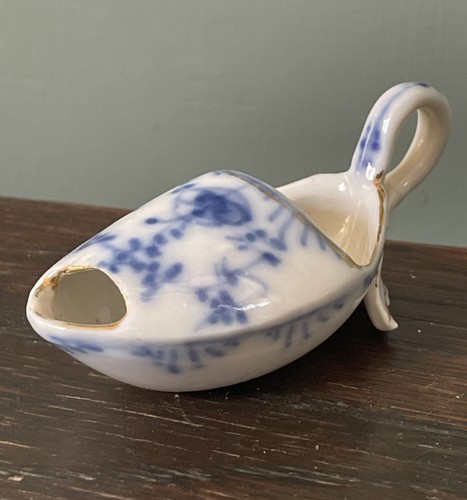 Antique blue white - white,, ceramic