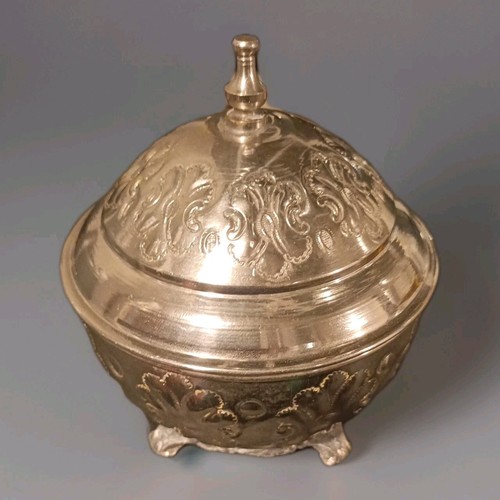 Silver plated sugar bowl - silver,
